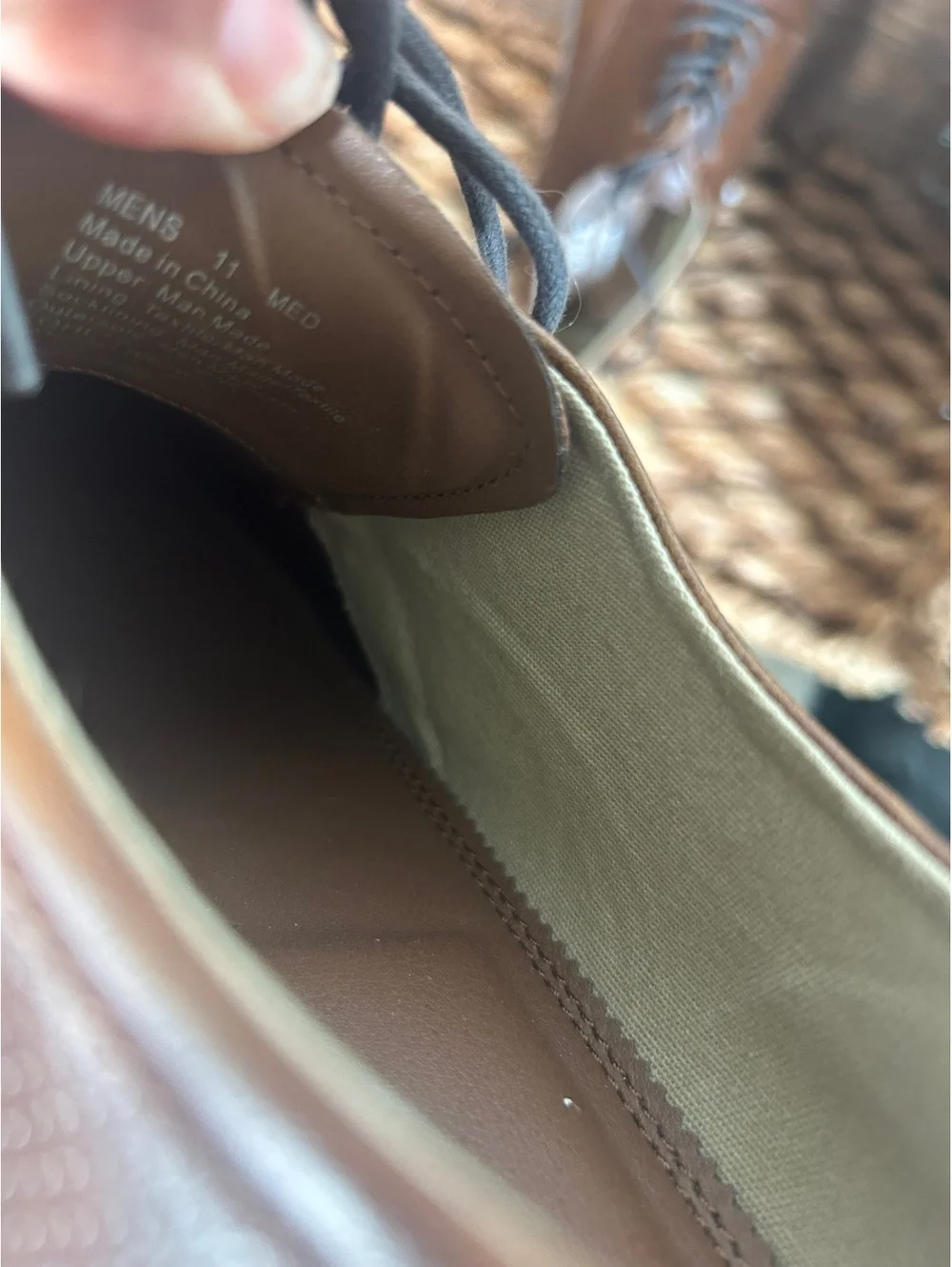 APT. 9 brown lace-up dress shoes